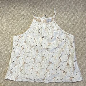 Classic camisole top in neutral cream color.